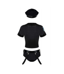 Police set Costume 6 pièces - Noir